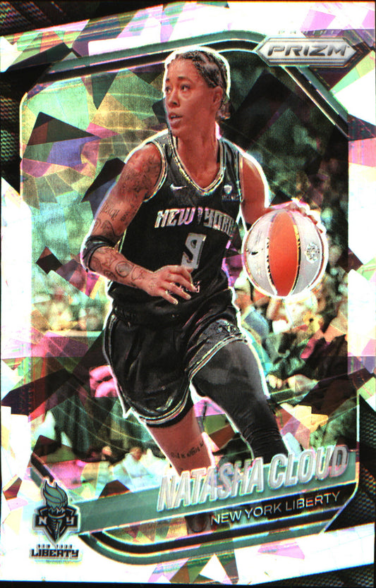 2025 Panini Prizm WNBA Ice Prizm #56 Natasha Cloud