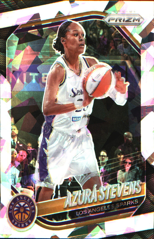 2025 Panini Prizm WNBA Ice Prizm #64 Azura Stevens