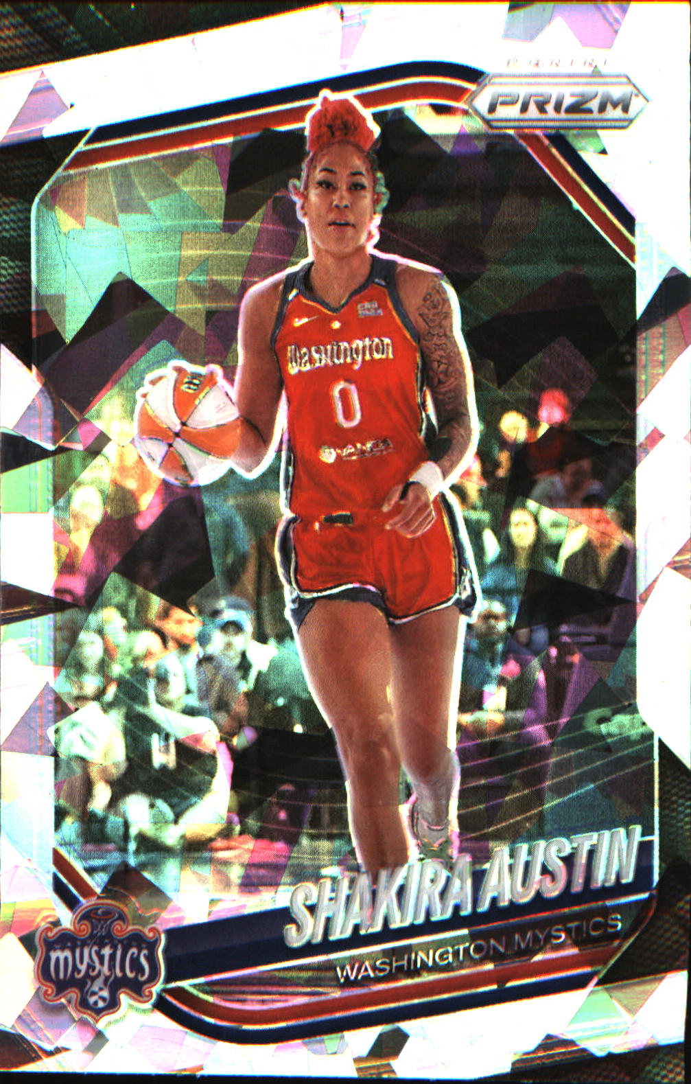 2025 Panini Prizm WNBA Ice Prizm #81 Shakira Austin