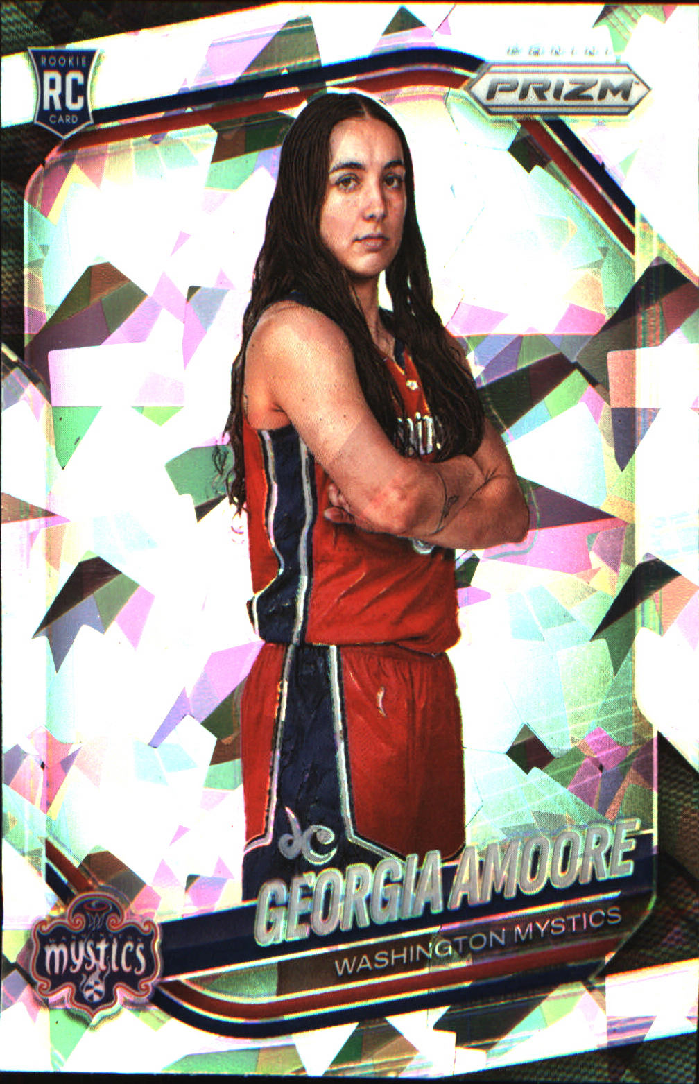 2025 Panini Prizm WNBA Ice Prizm #103 Georgia Amoore