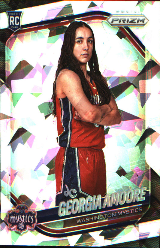 2025 Panini Prizm WNBA Ice Prizm #103 Georgia Amoore