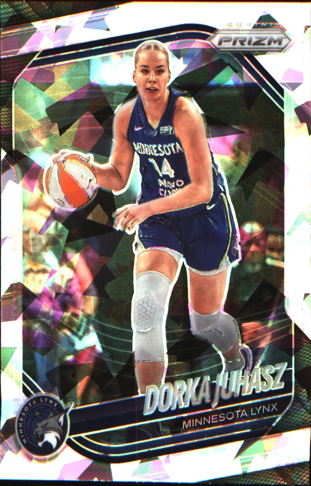 2025 Panini Prizm WNBA Ice Prizm #109 Dorka Juhasz
