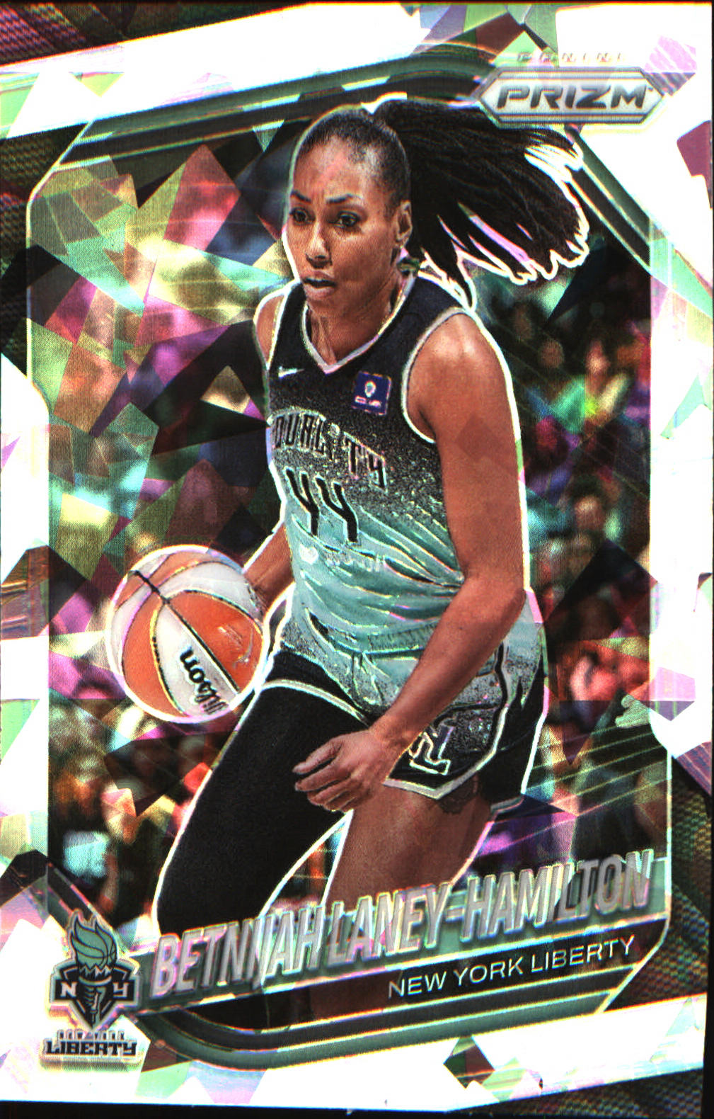 2025 Panini Prizm WNBA Ice Prizm #114 Betnijah Laney-Hamilton