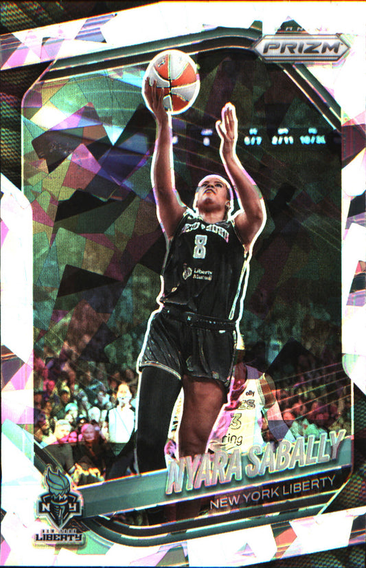 2025 Panini Prizm WNBA Ice Prizm #117 Nyara Sabally