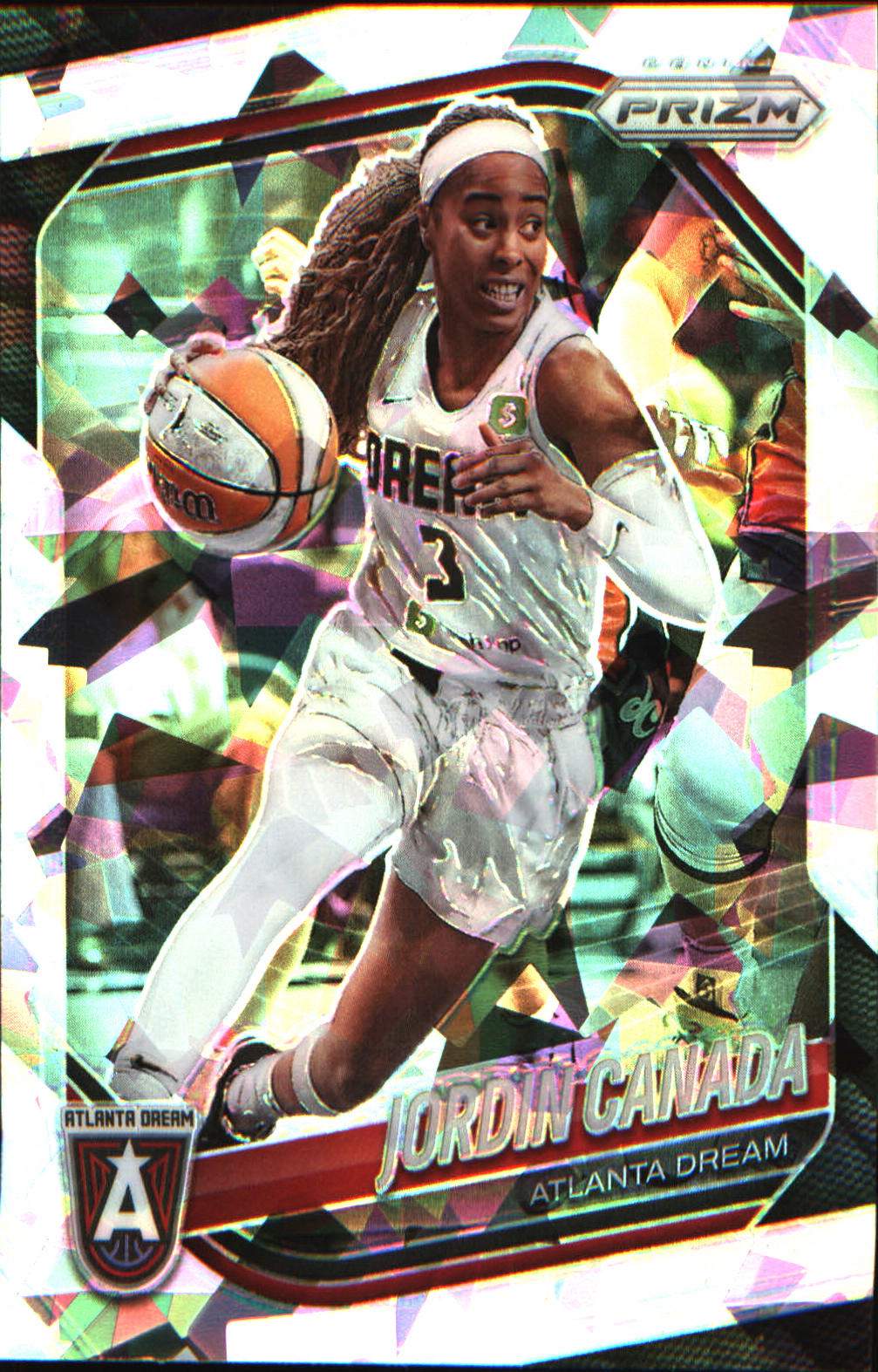 2025 Panini Prizm WNBA Ice Prizm #120 Jordin Canada