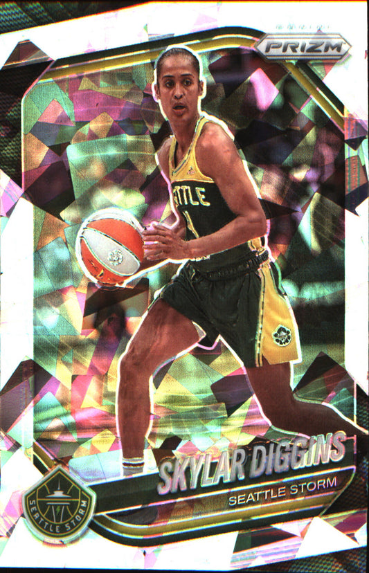 2025 Panini Prizm WNBA Ice Prizm #123 Skylar Diggins