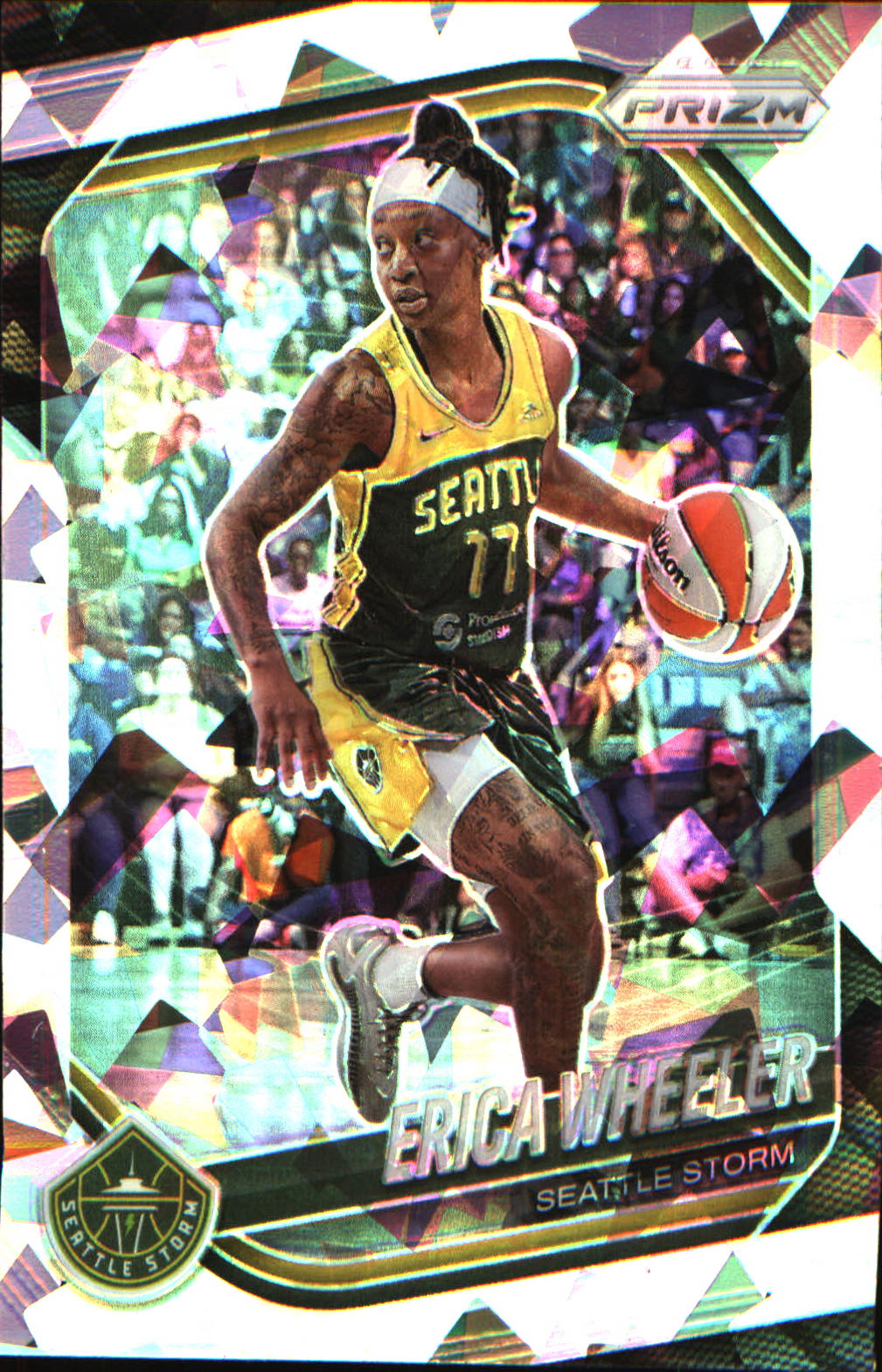 2025 Panini Prizm WNBA Ice Prizm #125 Erica Wheeler
