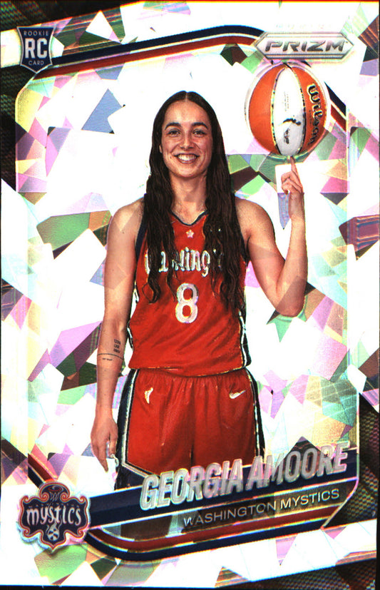 2025 Panini Prizm WNBA Ice Prizms #140 Georgia Amoore