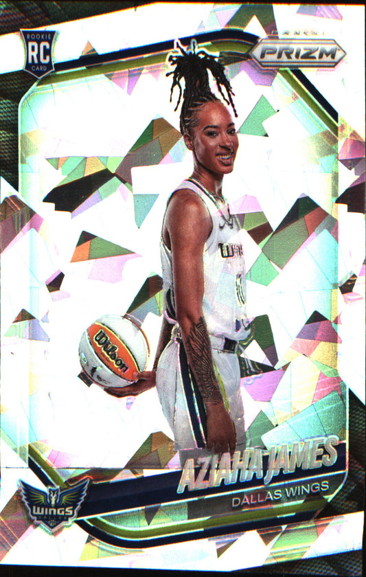 2025 Panini Prizm WNBA Ice Prizms #141 Aziaha James