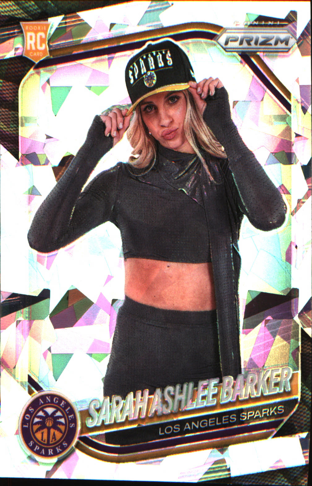 2025 Panini Prizm WNBA Ice Prizm #142 Sarah Ashlee Barker