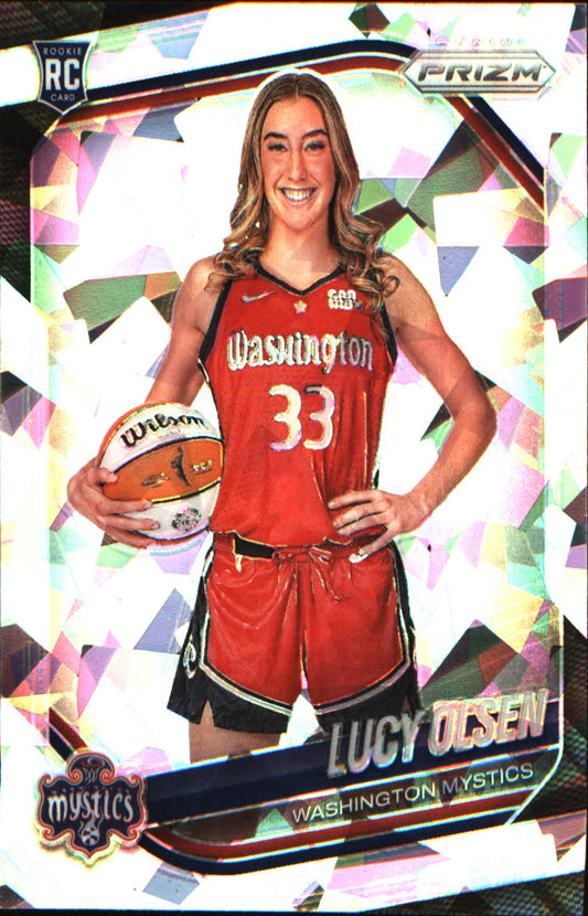 2025 Panini Prizm WNBA Ice Prizm #145 Lucy Olsen