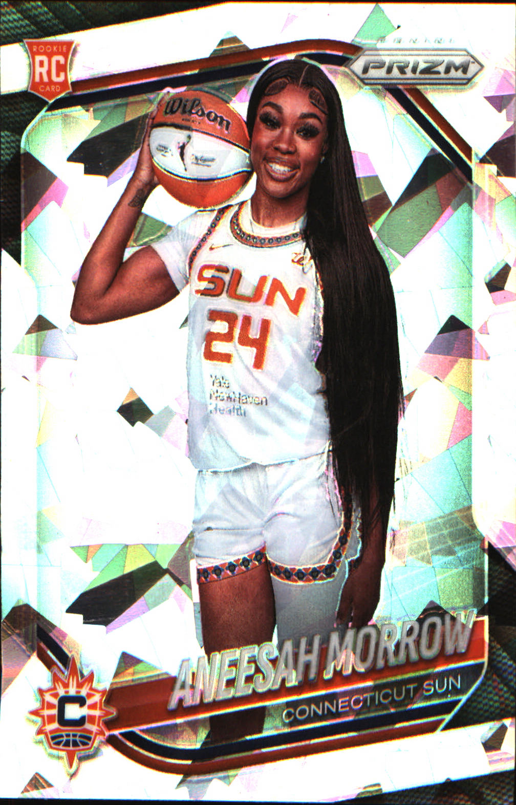 2025 Panini Prizm WNBA Ice Prizm #146 Aneesah Morrow