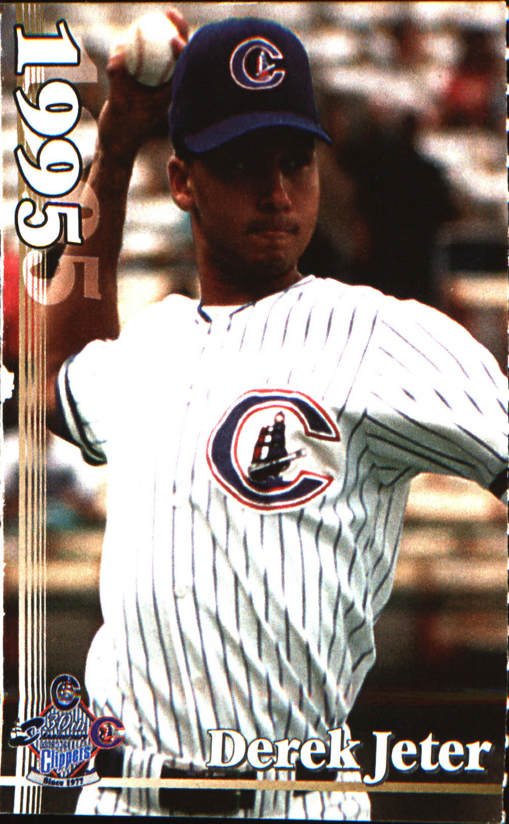2006 Columbus Clippers Program Cards #NNO Derek Jeter