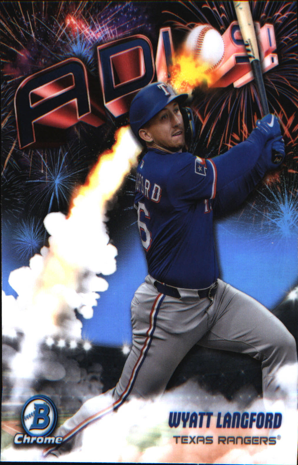 2025 Bowman ChromeP Adios #AD-11 Wyatt Langford