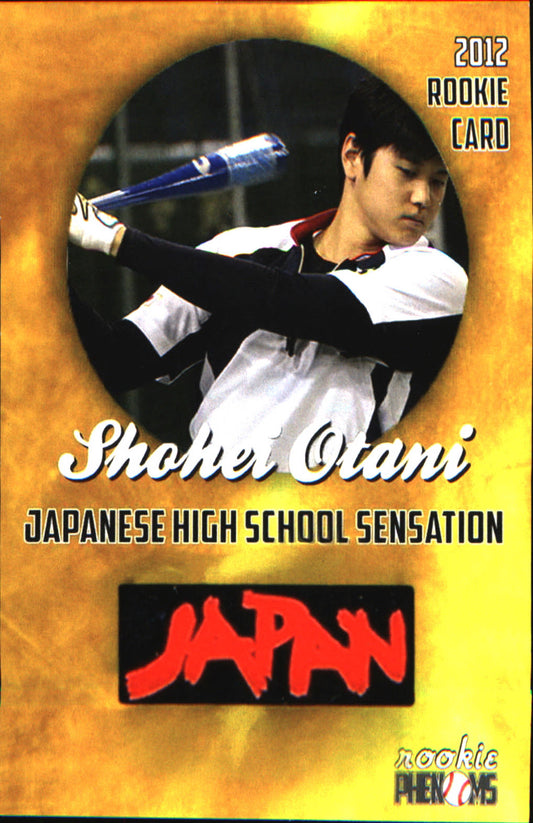 2012 Rookie Phenoms High School Sensation - Batting Gold #nno Shohei Otani