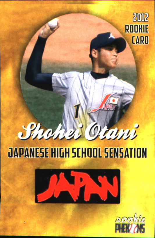 2012 Rookie Phenoms High School Sensation - Batting Gold #nno Shohei Otani