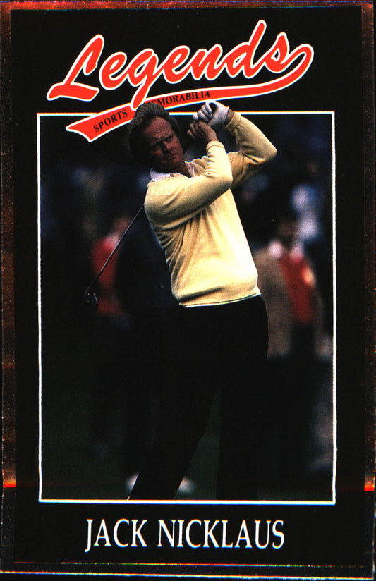 1991 Legends Sports Memorabilia #8 Jack Nicklaus