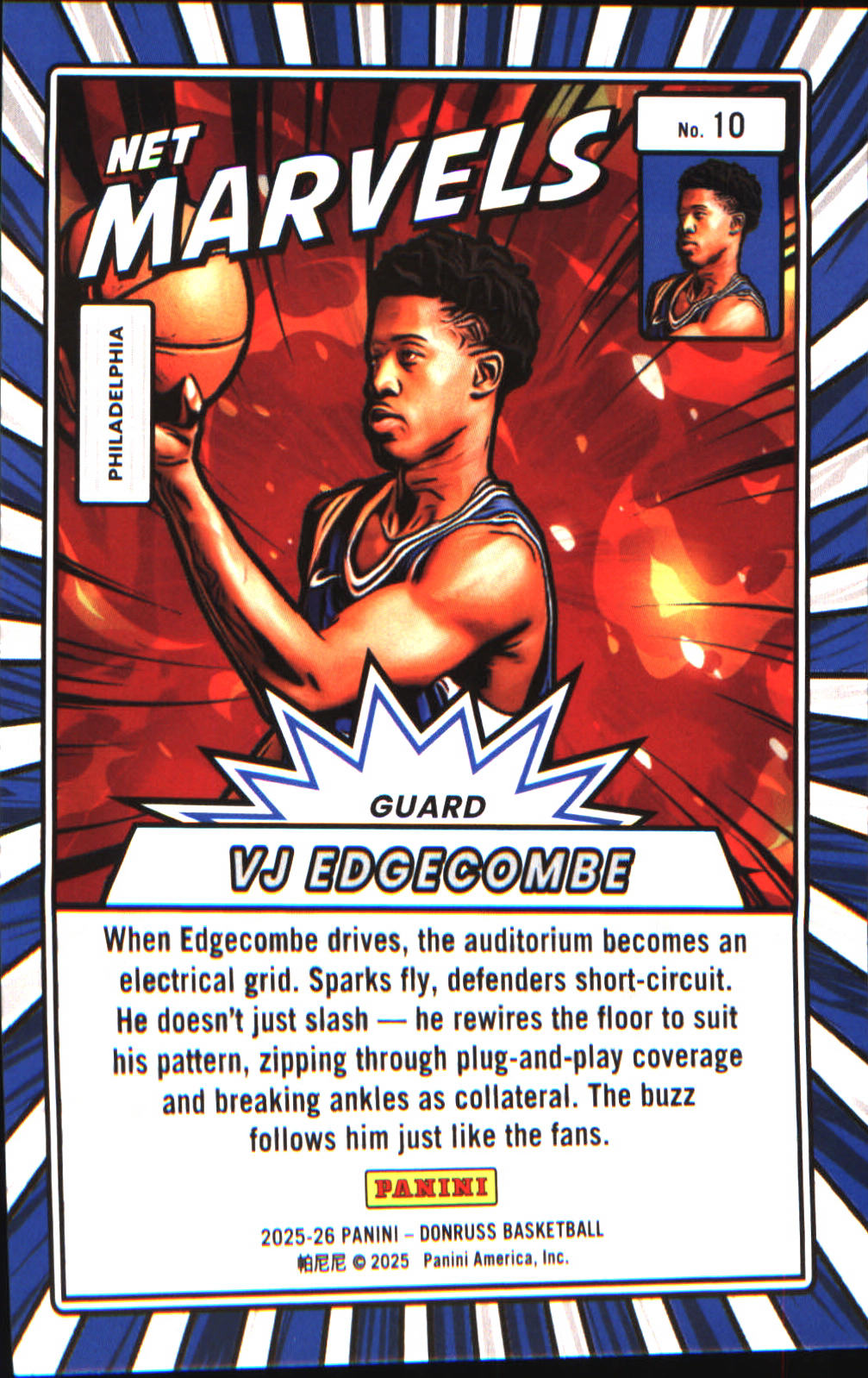 2025-26 Donruss Net Marvels #18 Jeremiah Fears Rookie Rookie