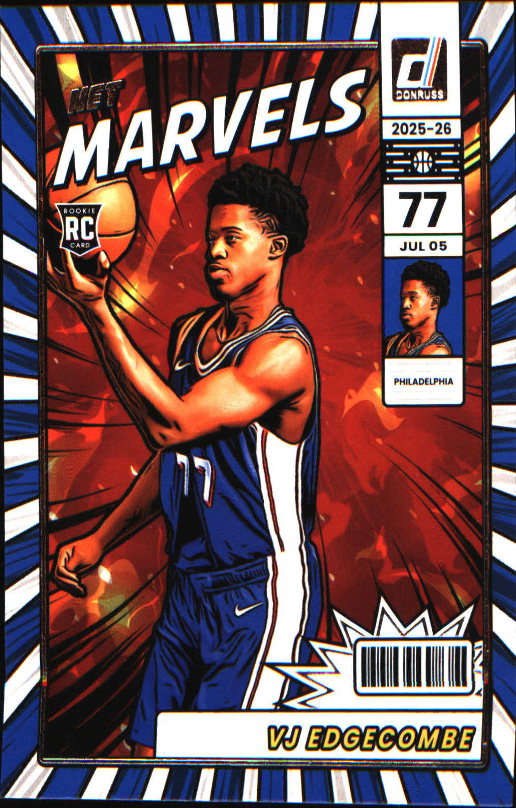 2025-26 Donruss Net Marvels #18 Jeremiah Fears Rookie Rookie