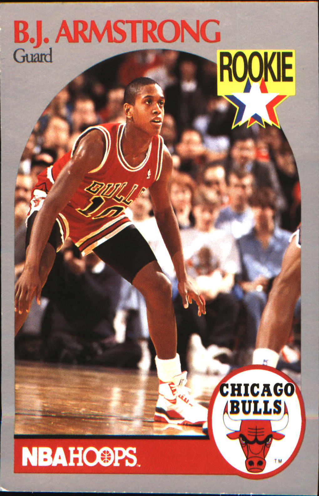 1990-91 Hoops #60 B.J. Armstrong Rookie RC