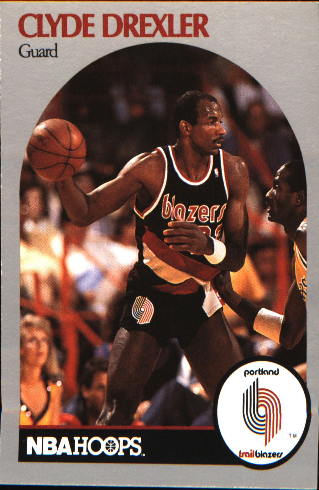 1990-91 Hoops #245 Clyde Drexler