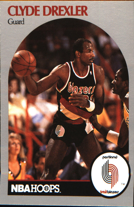 1990-91 Hoops #245 Clyde Drexler
