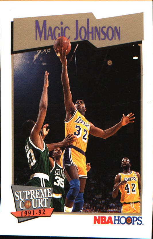 1991-92 Hoops #473 Magic Johnson