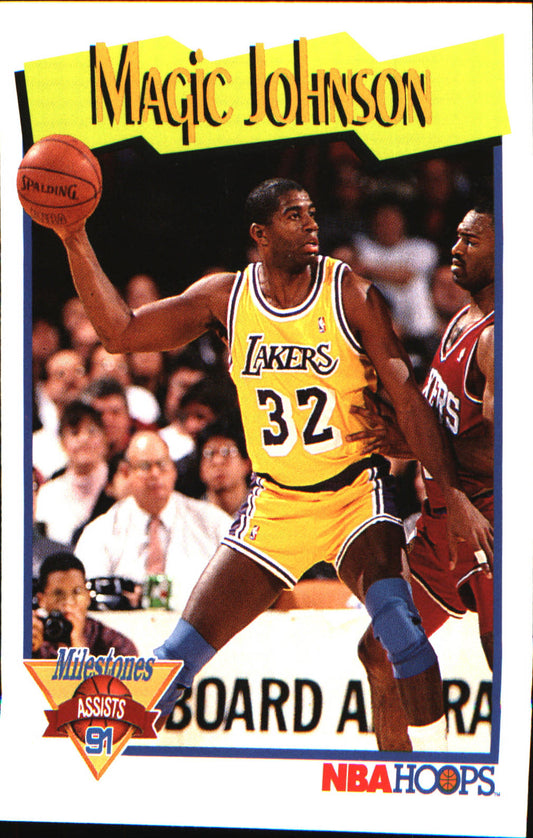 1991-92 Hoops #316 Magic Johnson