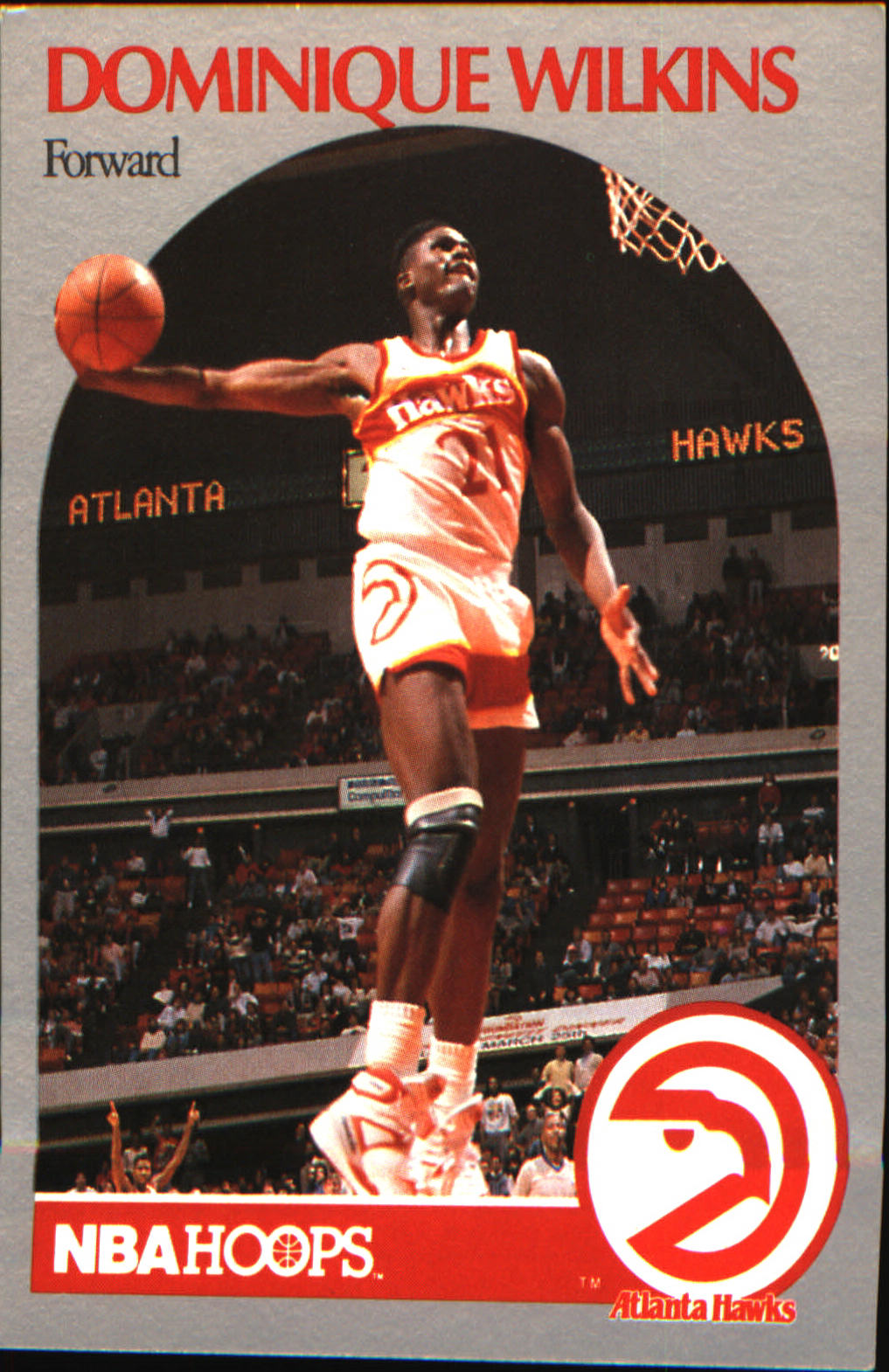 1990 Hoops Team Night Atlanta Hawks #NNO Dominique Wilkins