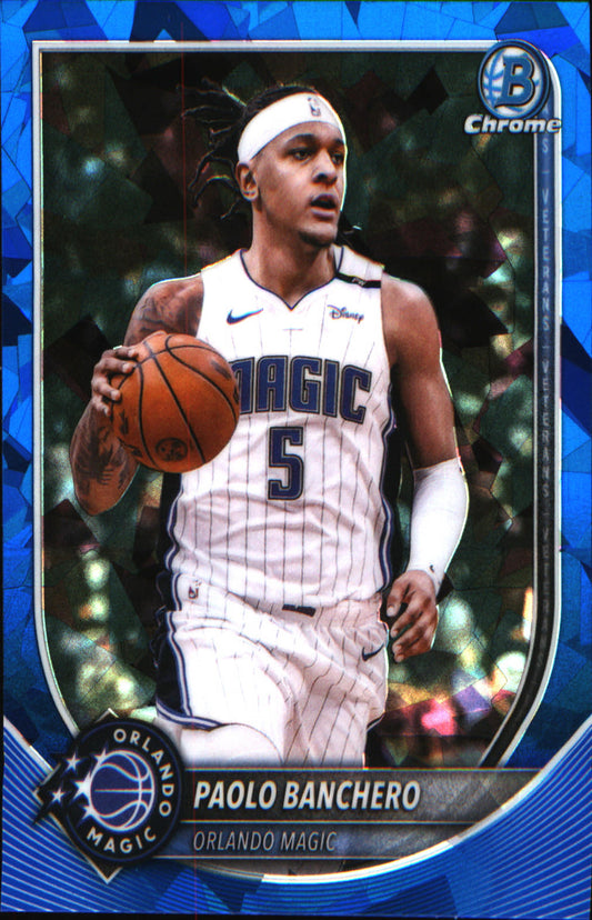 2025-26 Bowman Sapphire Blue Color Match Chrome #BCV-94 Paolo Banchero