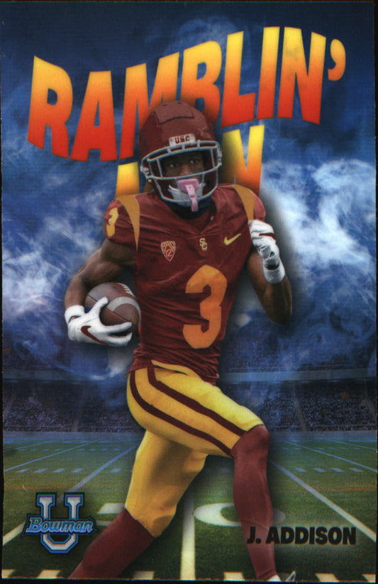 2022 Bowman University Chrome Ramblin' Man #RM-9 Jordan Addison