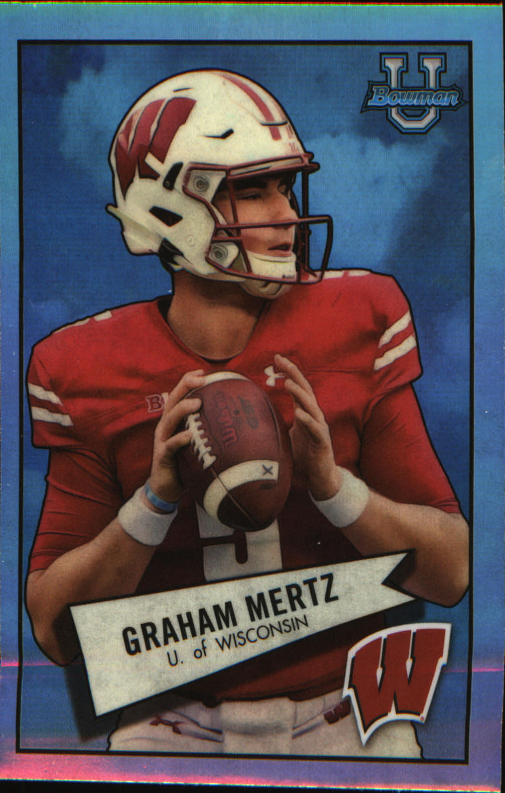 2022 Bowman University Chrome 1952 Bowman #52BF-20 Graham Mertz