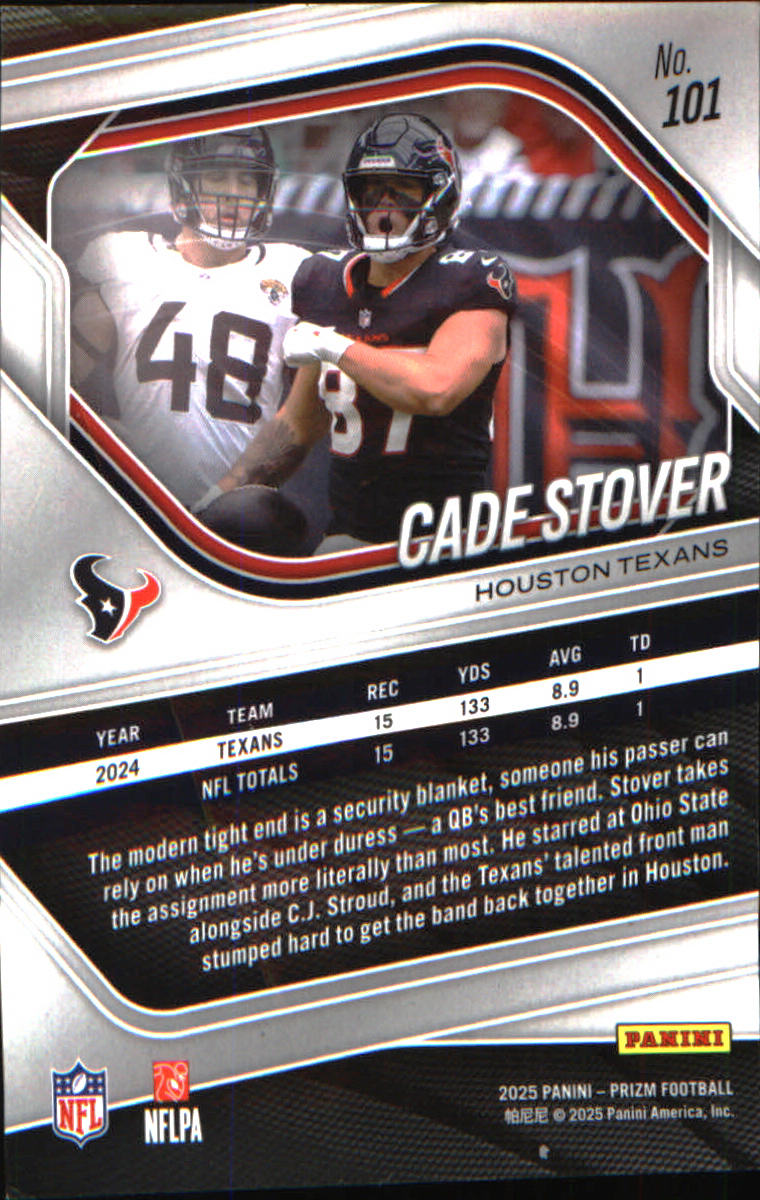2025 Panini Prizm #101 Cade Stover