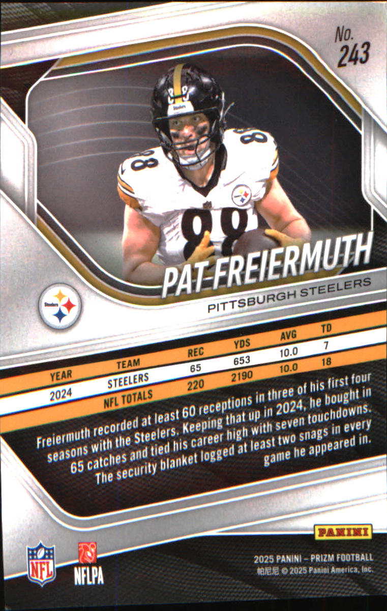 2025 Panini Prizm #243 Pat Freiermuth