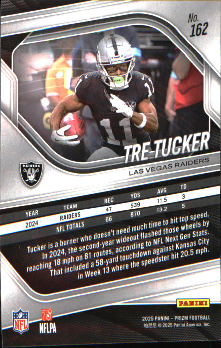 2025 Panini Prizm #162 Tre Tucker
