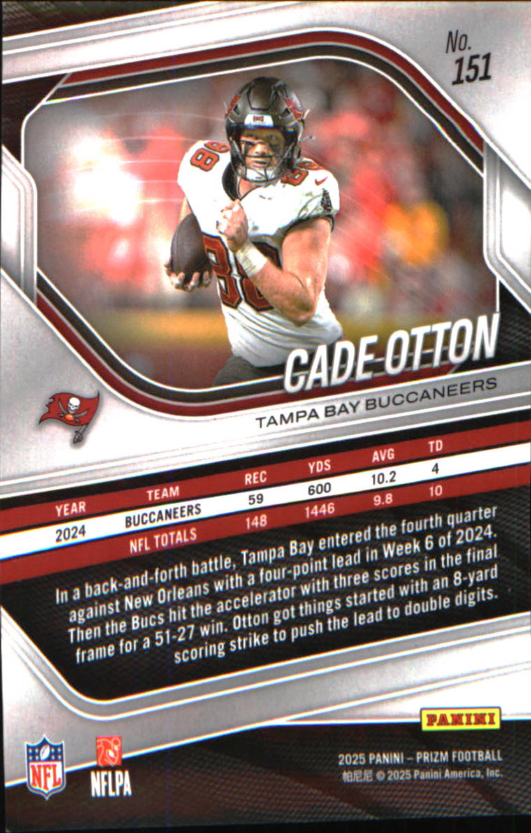 2025 Panini Prizm #151 Cade Otton