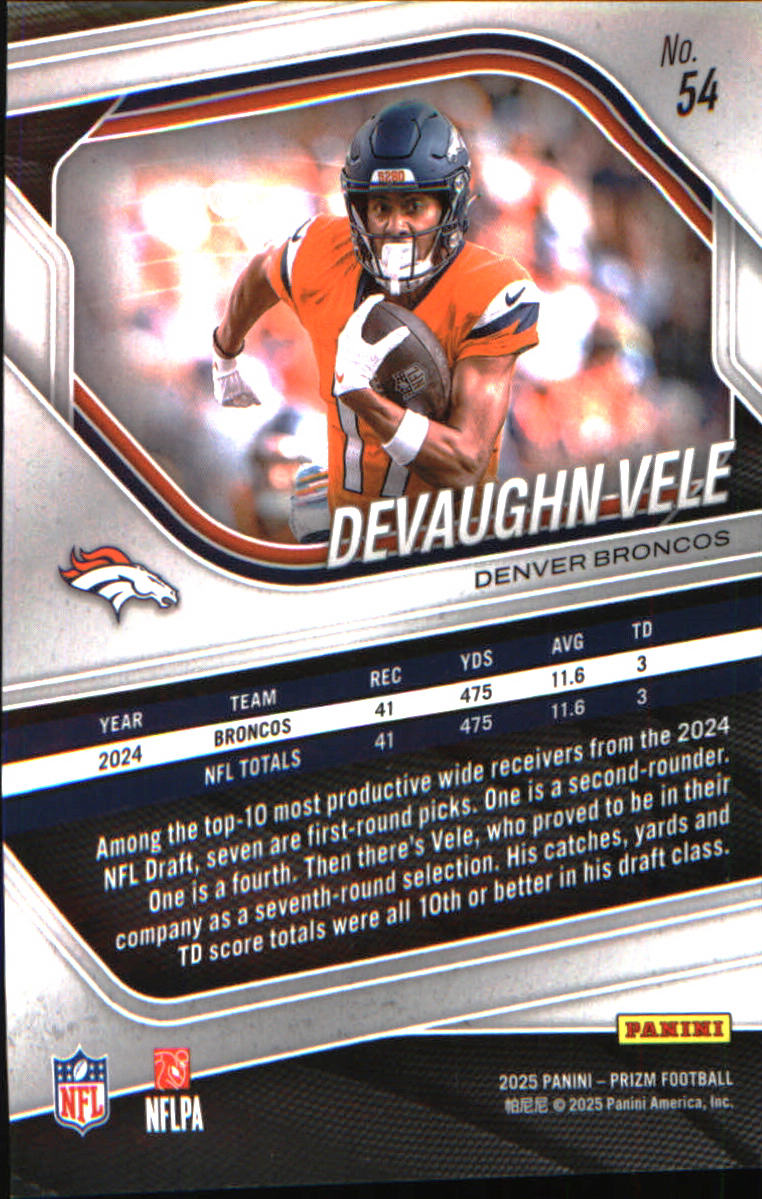 2025 Panini Prizm #54 Devaughn Vele