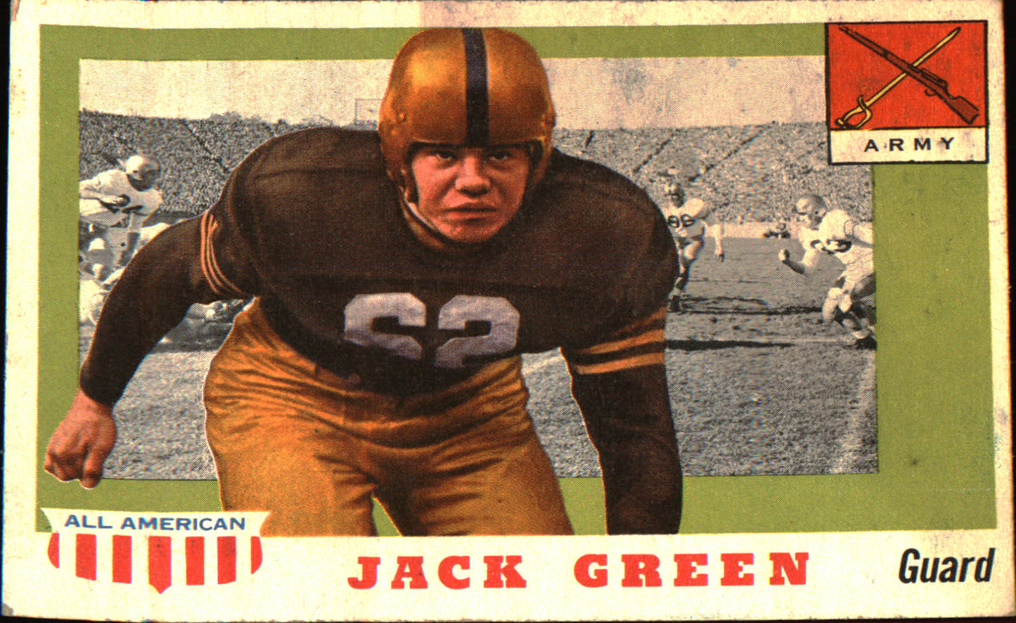 1955 Topps All-American #53 Jack Green