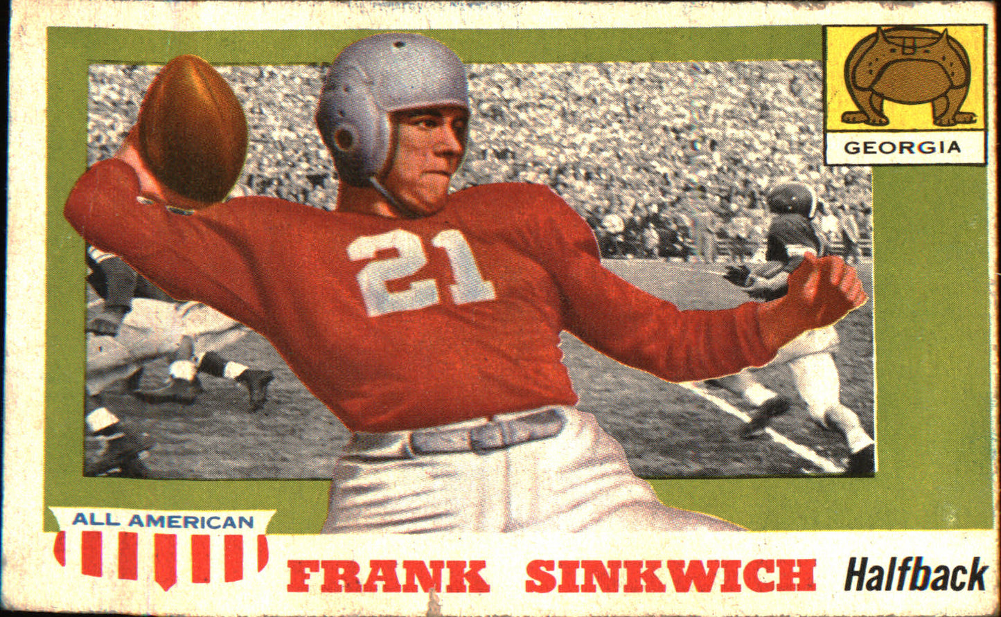1955 Topps All-American #69 Frank Sinkwich