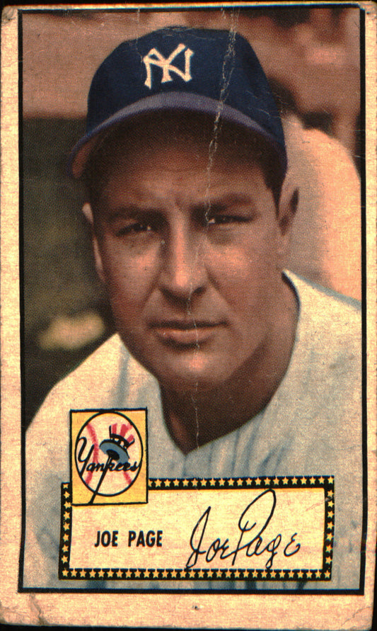 1952 Topps #48b Joe Page