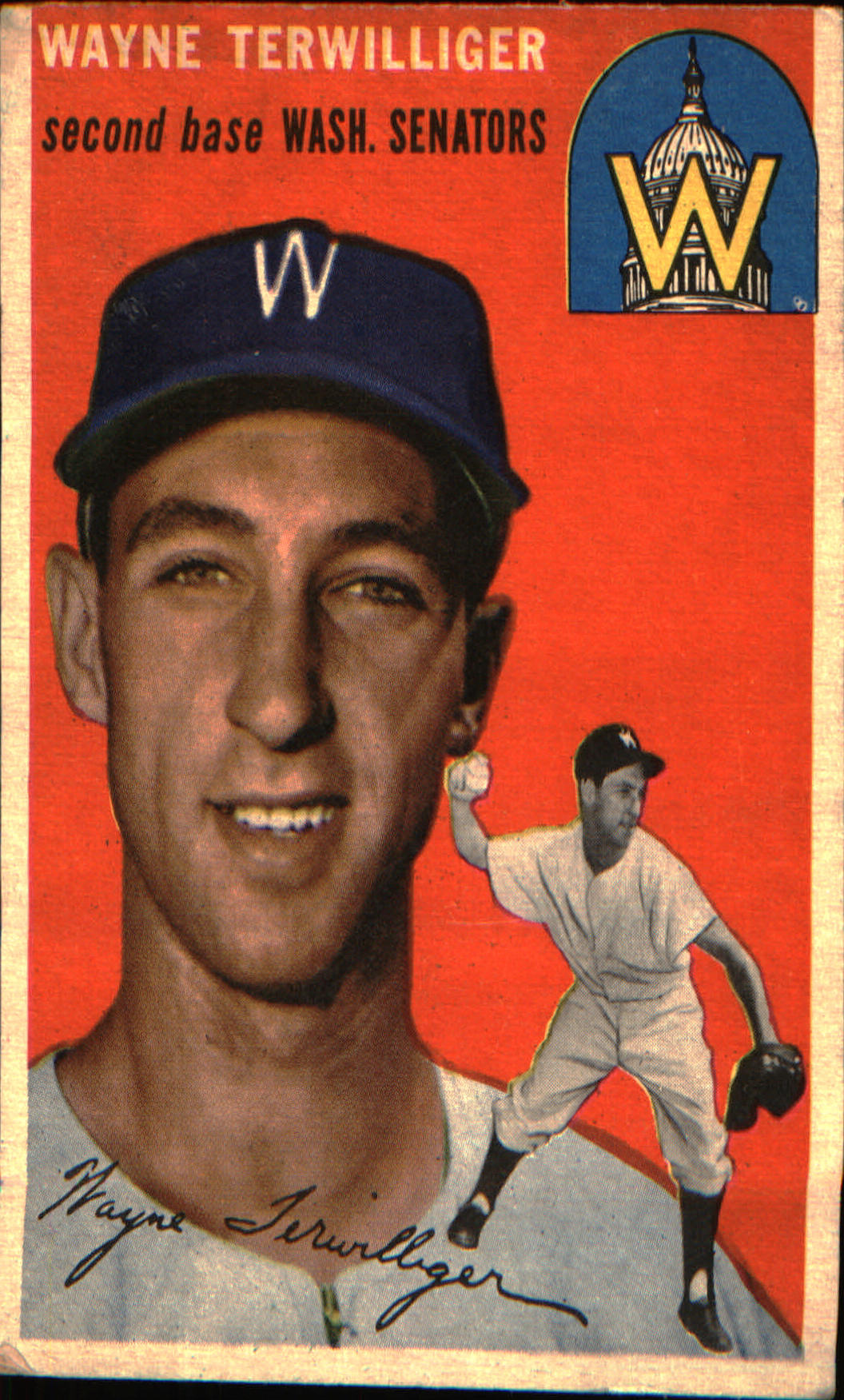 1954 Topps #73 Wayne Terwilliger