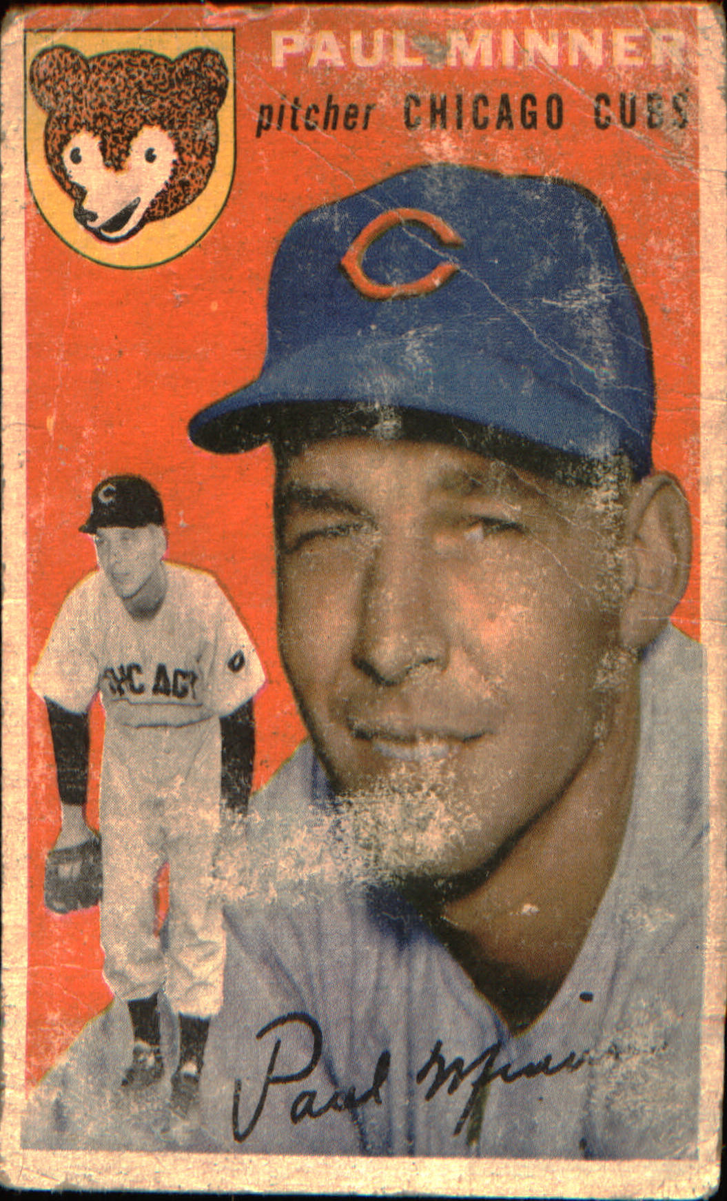 1954 Topps #28 Paul Minner