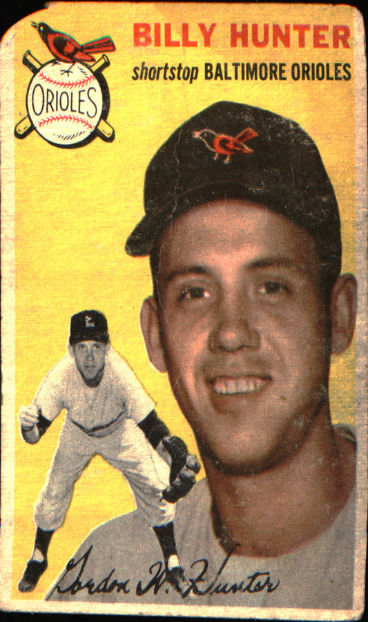 1954 Topps Canadian #48 Billy Hunter  ***Top left corner cut***