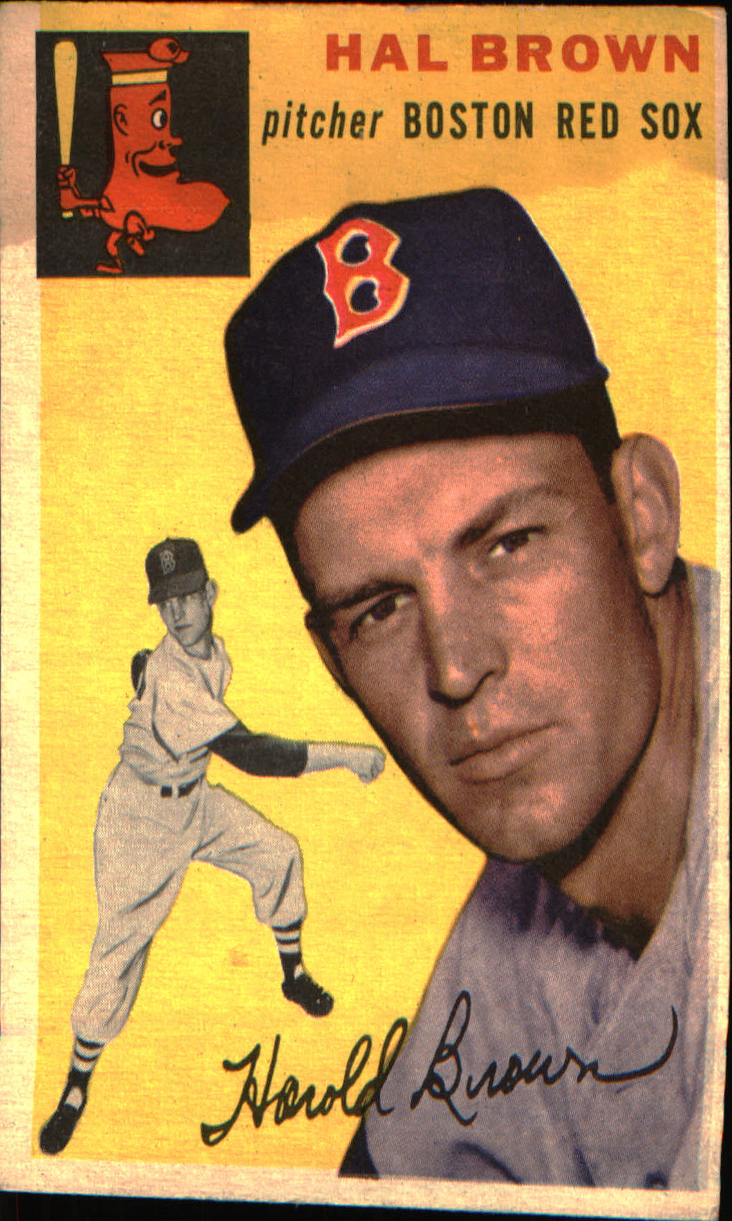 1954 Topps #172 Hal Brown