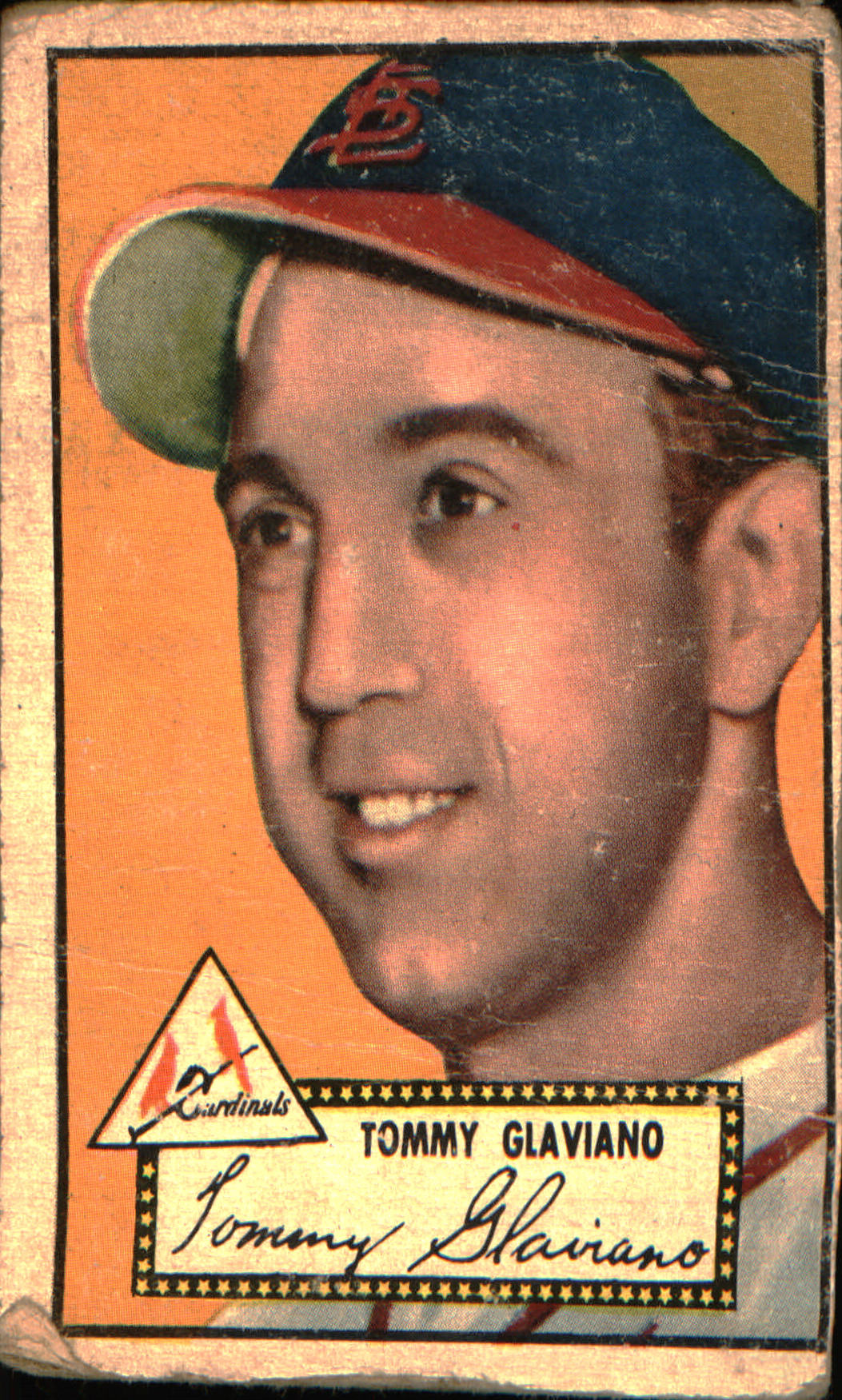 1952 Topps #56b Tommy Glaviano