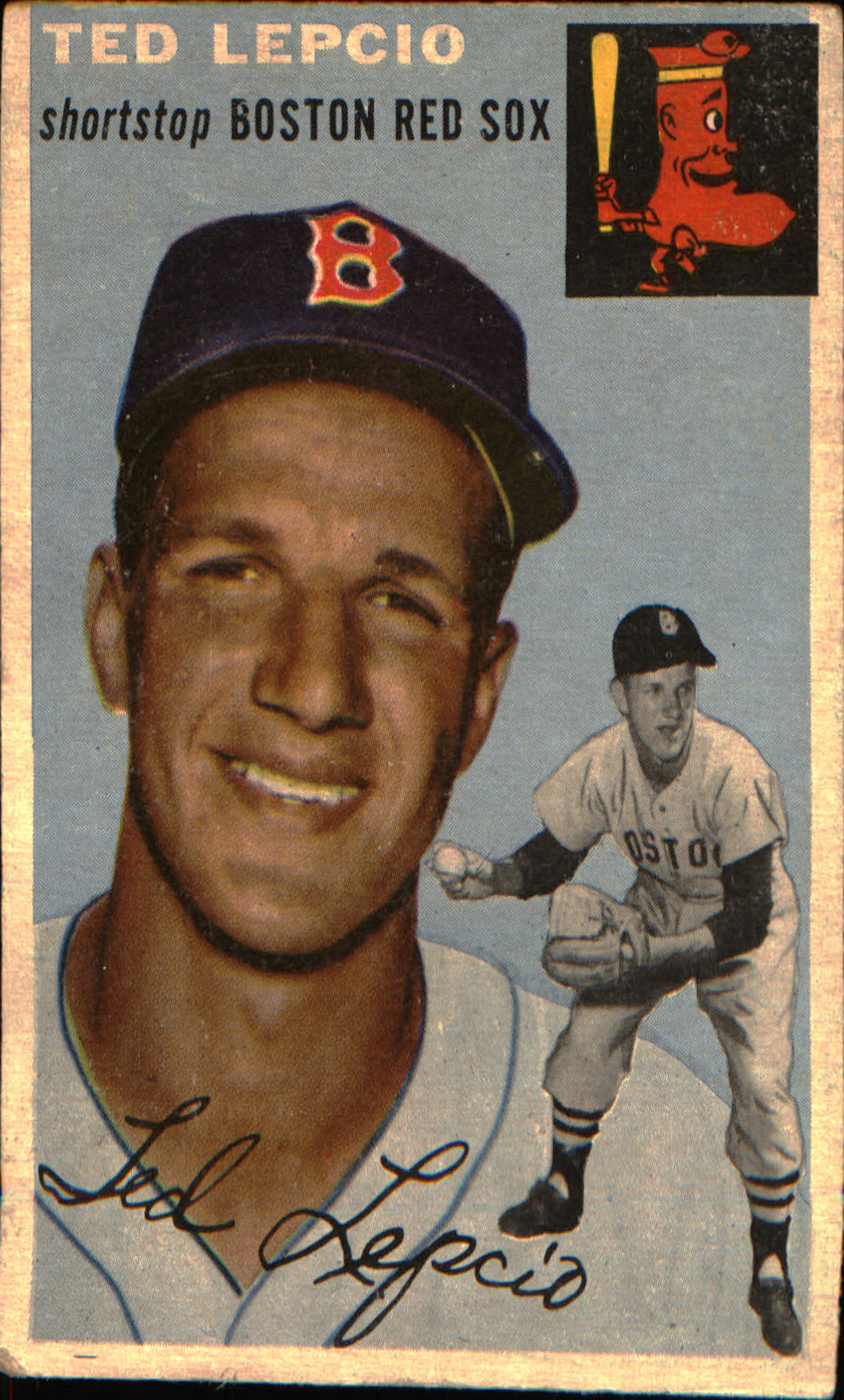 1954 Topps #66 Ted Lepcio