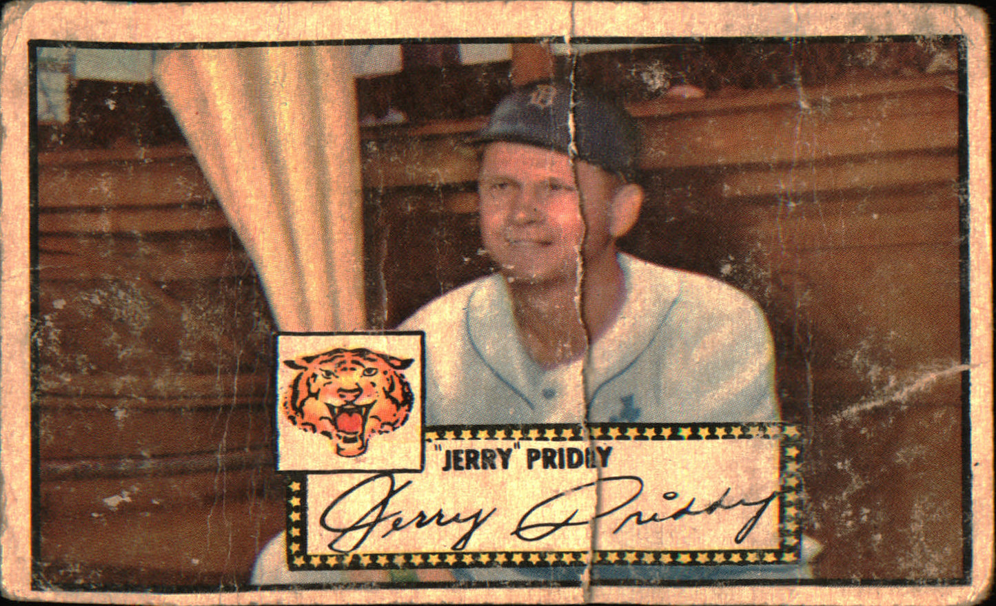 1952 Topps #28 Jerry Priddy