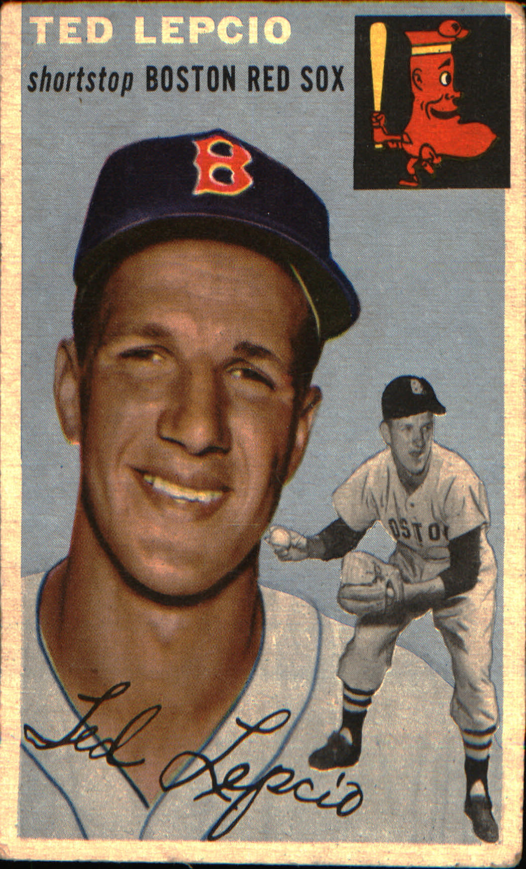 1954 Topps #66 Ted Lepcio