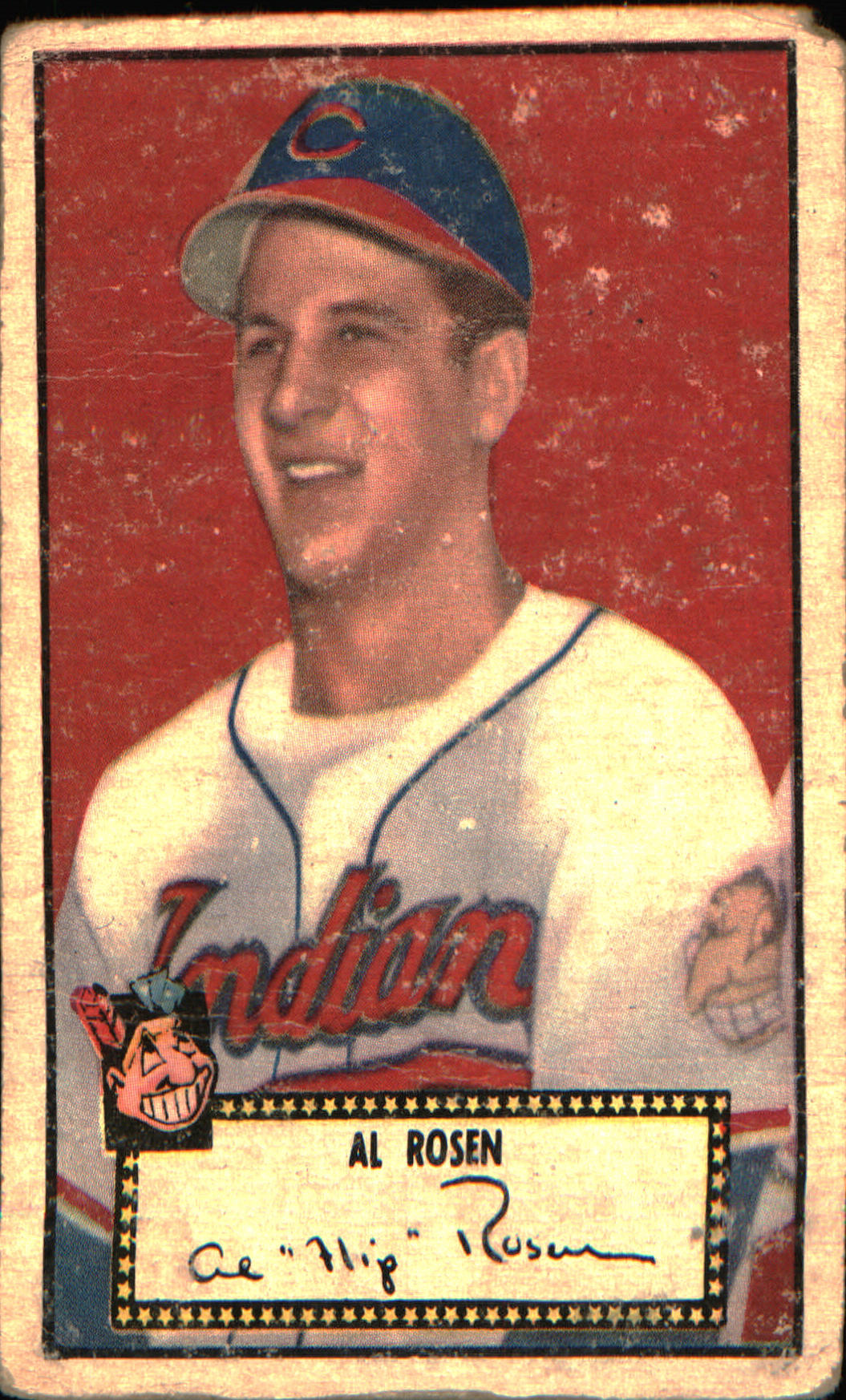 1952 Topps #10b Al Rosen