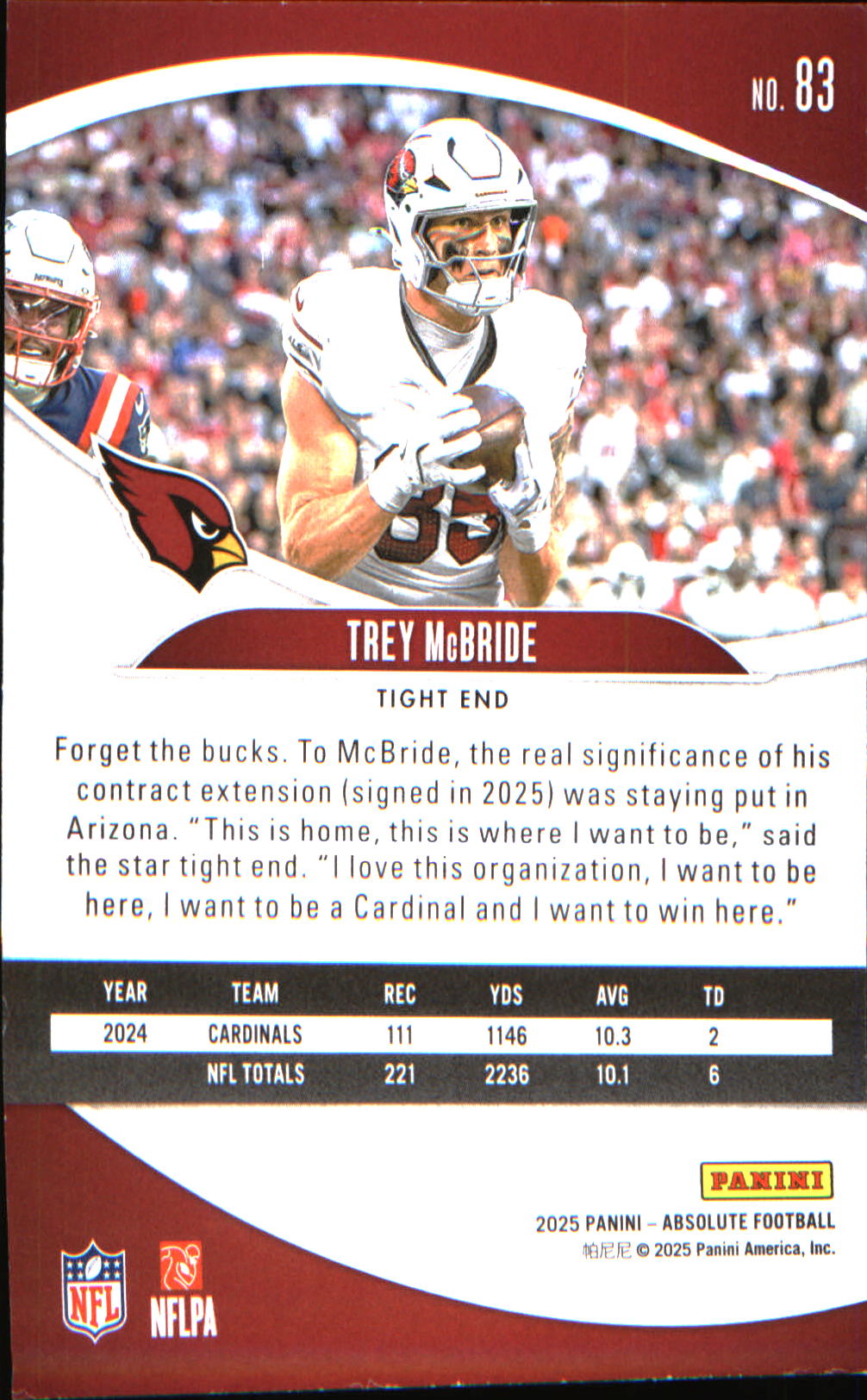 2025 Panini Absolute Retail #83 Trey McBride